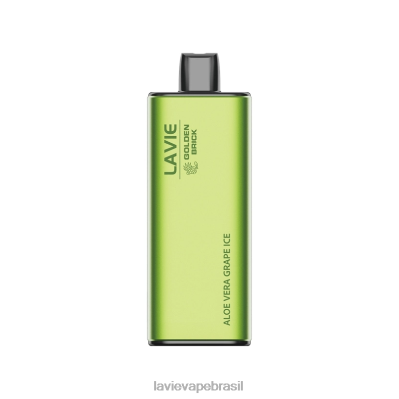 gelo de uva aloe vera LAVIE GOLDEN BRICK 10000 baforadas 6X42251 | Lavie Vape Preço